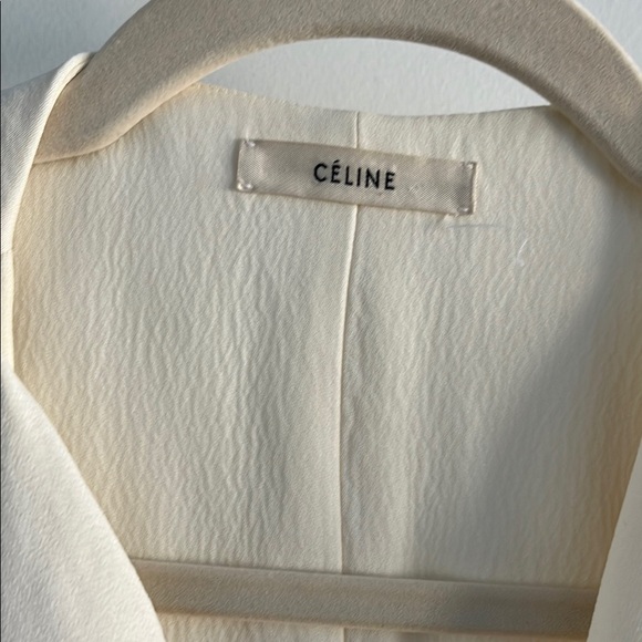 Pheobe Philo Era Celine Cream Blouse - Picture 2 of 14